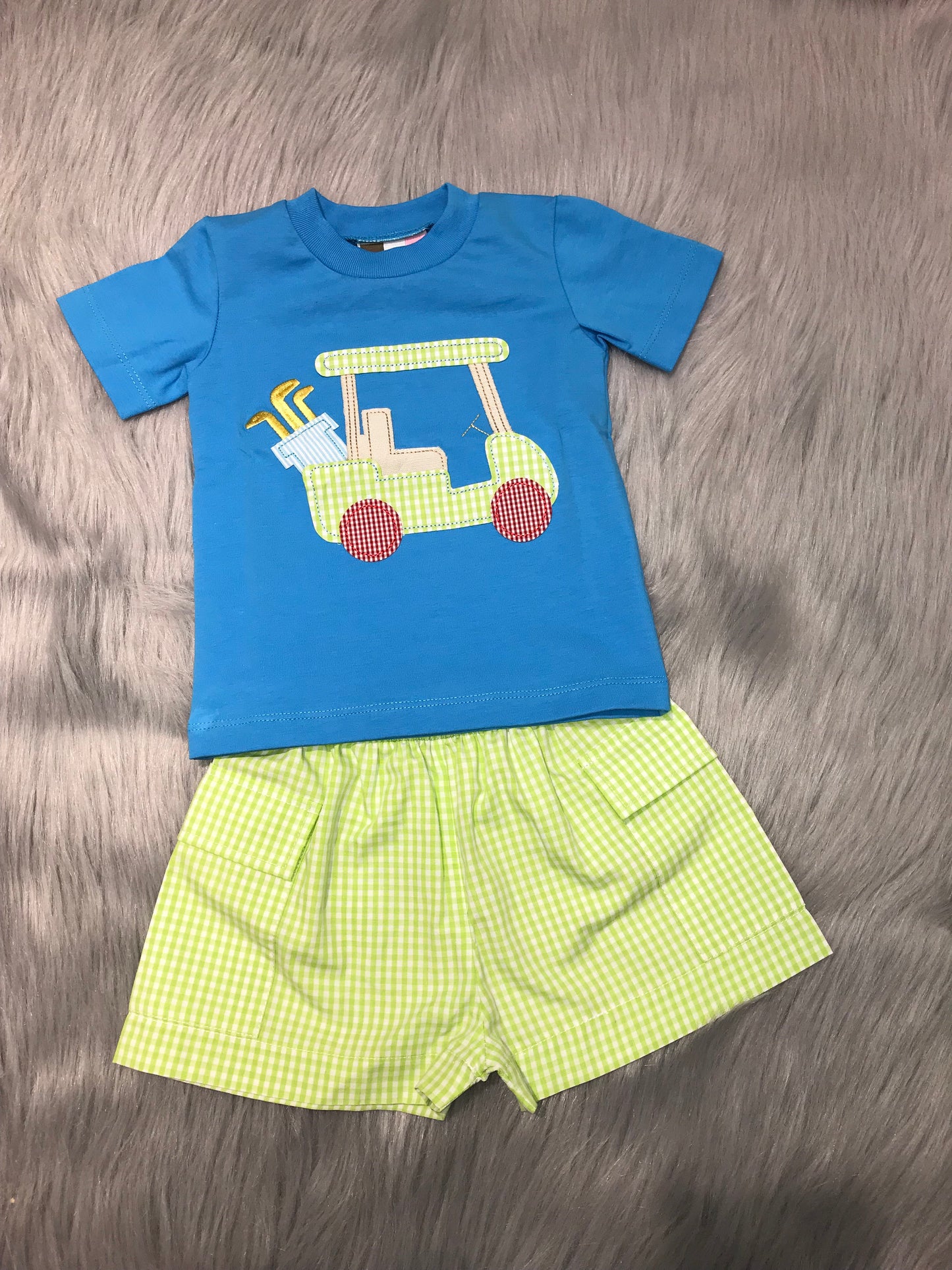Golf Applique T-Shirt & Short Set